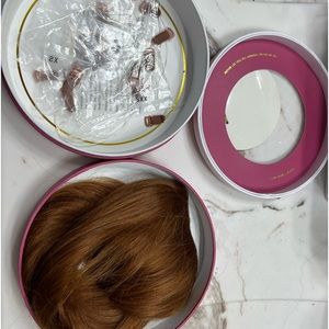 Luxy Halo extensions. 16” 140g. Color: Natural Red. NIB but opened, never worn.